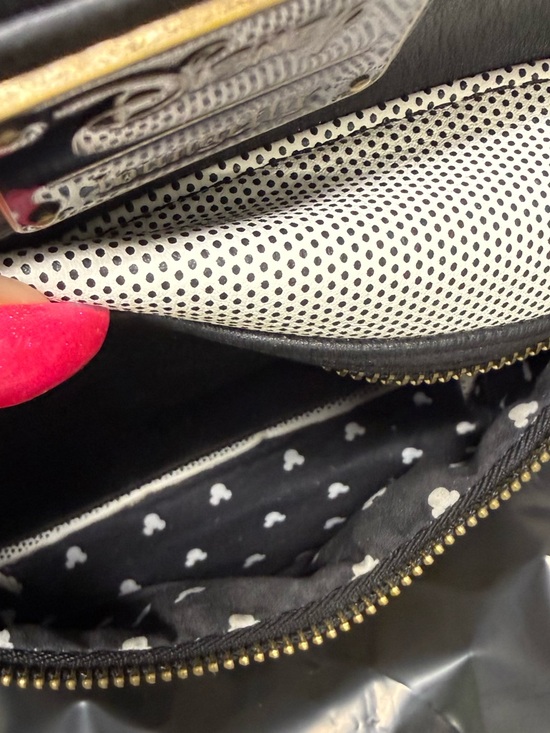 Disney x Loungefly Black and White Mickey & Pluto Mini Backpack - Picture 5 of 5